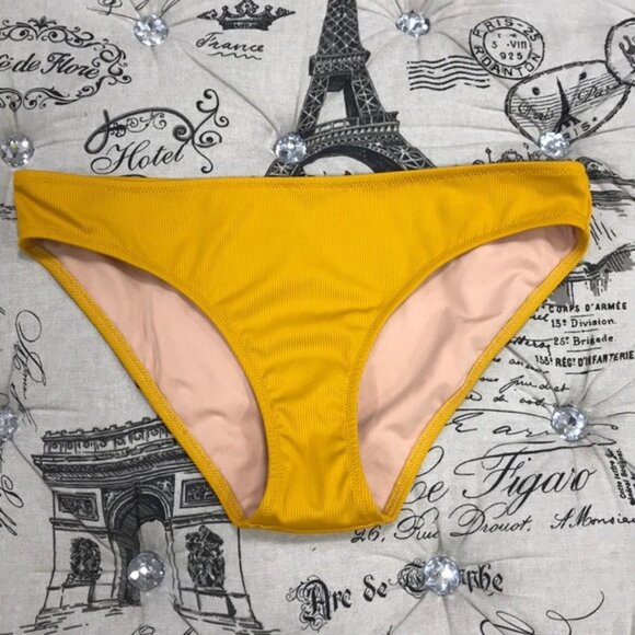 Madewell Second Wave Rib Classic Bikini Botttoms - Picture 3 of 8